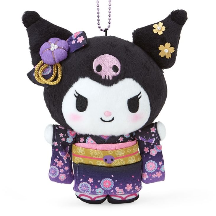 Sanrio - Kuromi Mascot Sleutelhanger (Kimono)