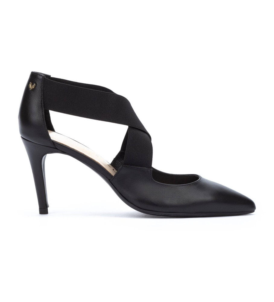 Sapatos Martinelli Thelma em couro preto - Altura do salto: 8,5 cm -