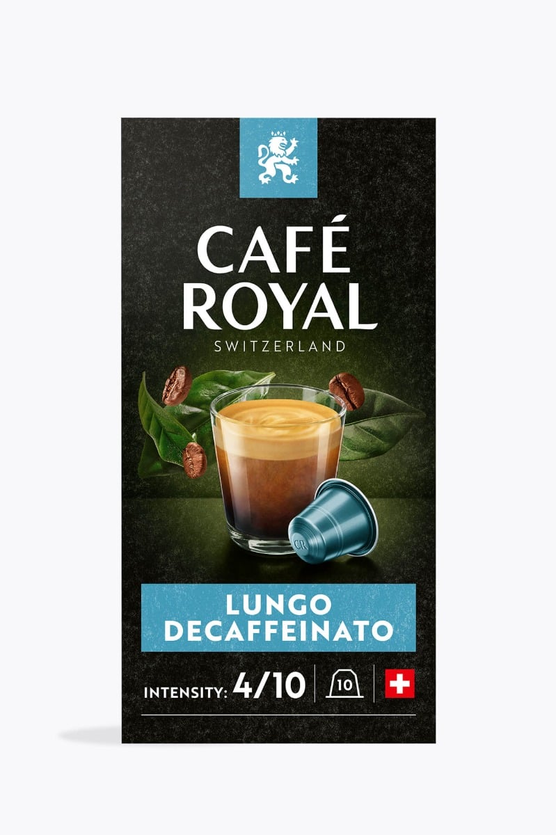 Café Royal Lungo Decaffeinato 10 Kapseln Nespresso® kompatibel