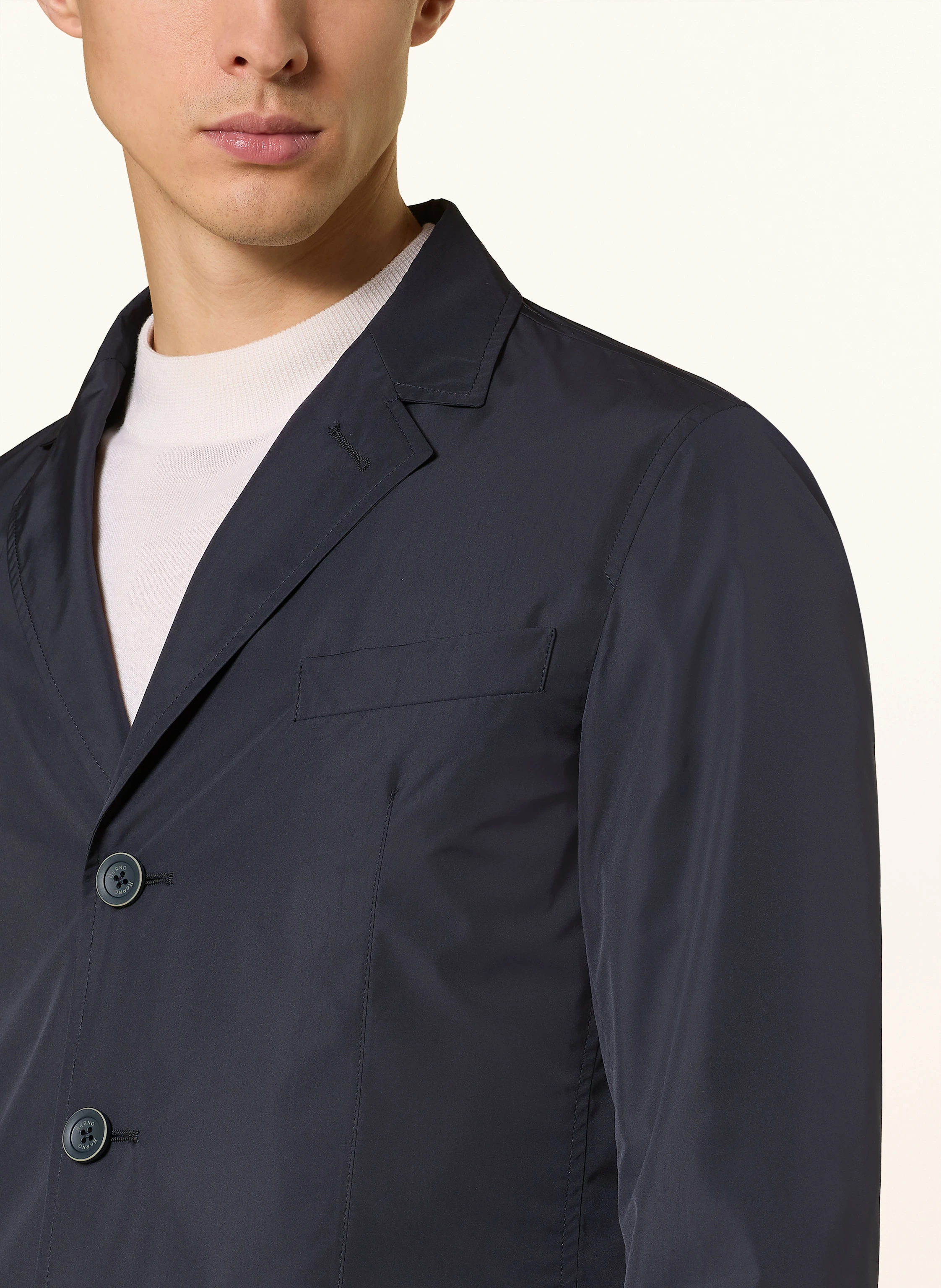 HERNO Sakko Slim Fit mit herausnehmbarer Blende