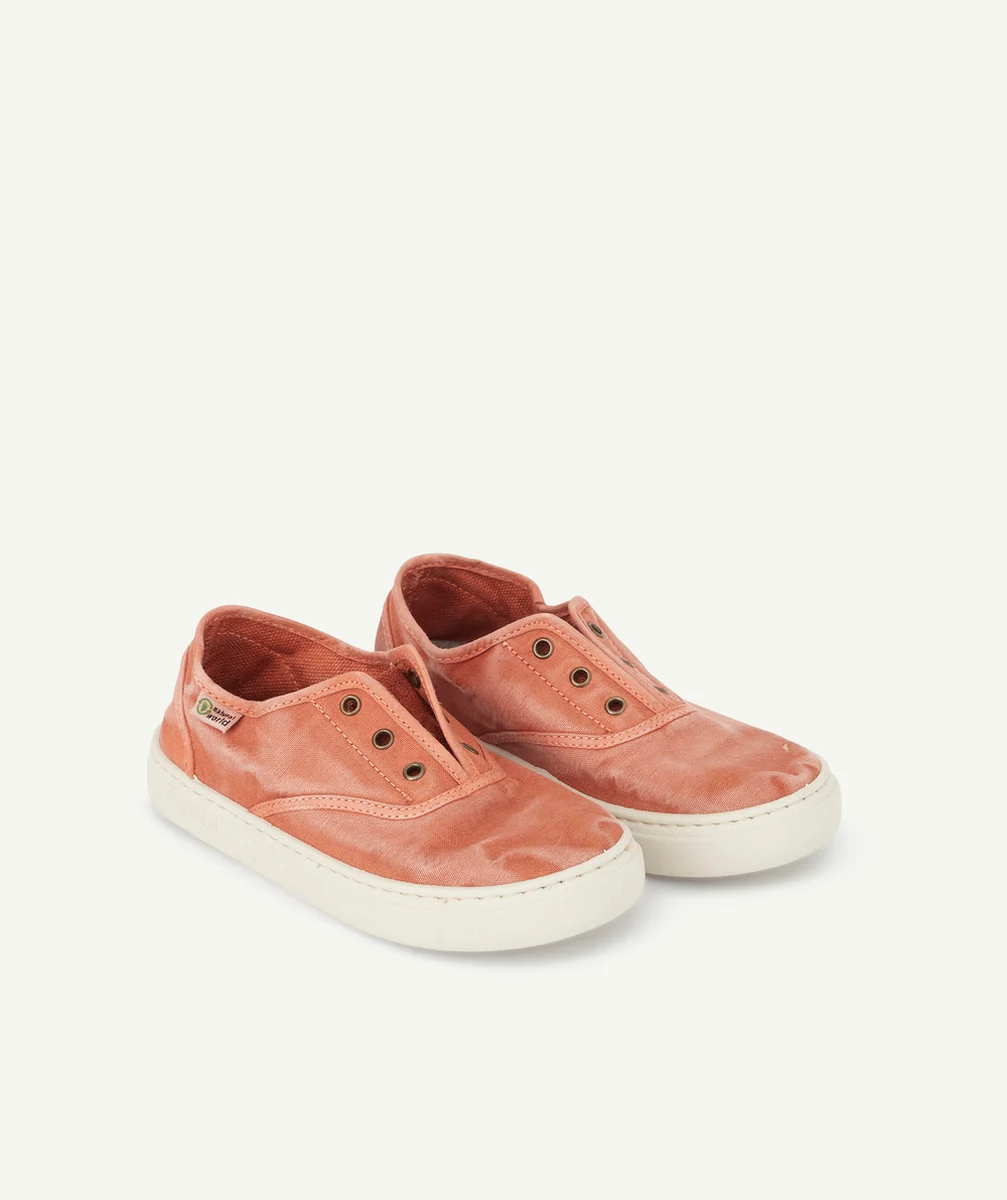 NATURAL WORLDBASKETS VIEUX ROSE EN TOILE FILLE