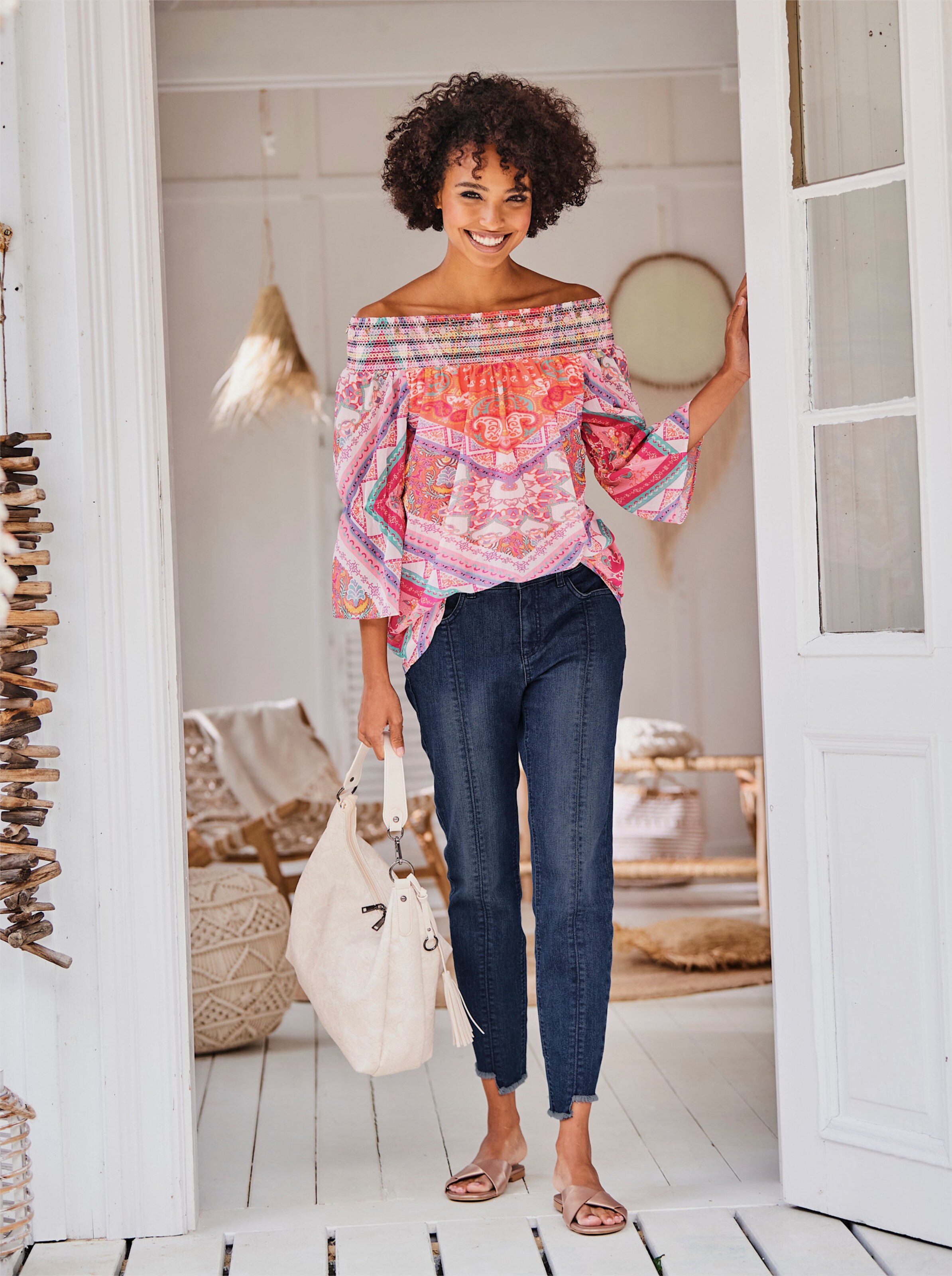 Druckbluse
