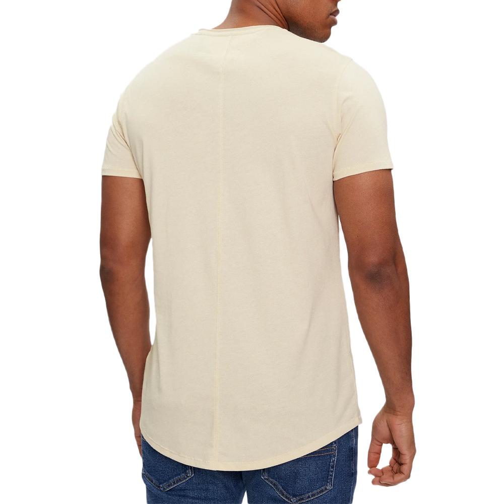 Tommy Hilfiger T-shirt Écru Homme Tommy Hilfiger Xslim Jaspe