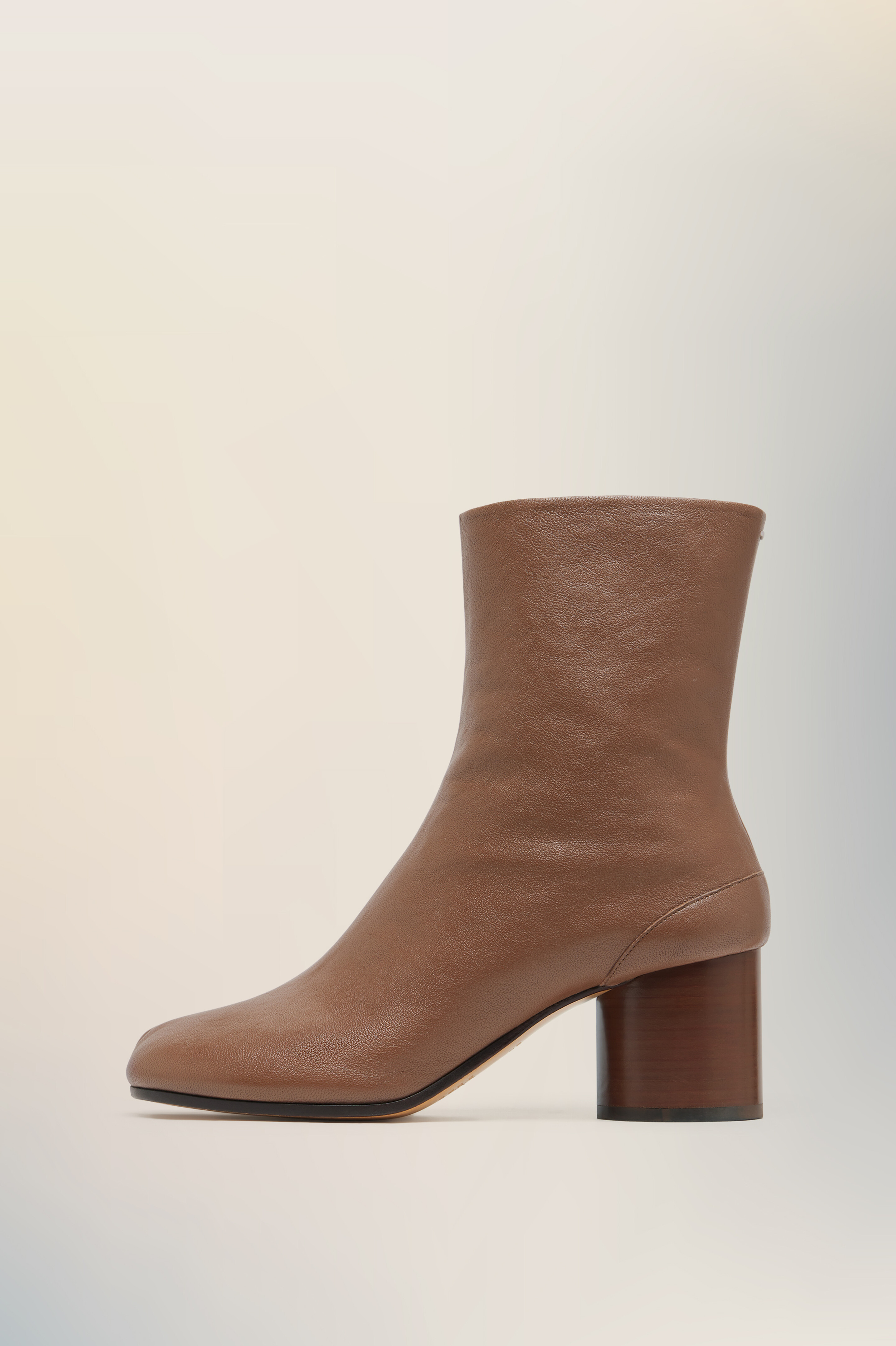 Bottines Tabi marron en cuir pour femme Marron