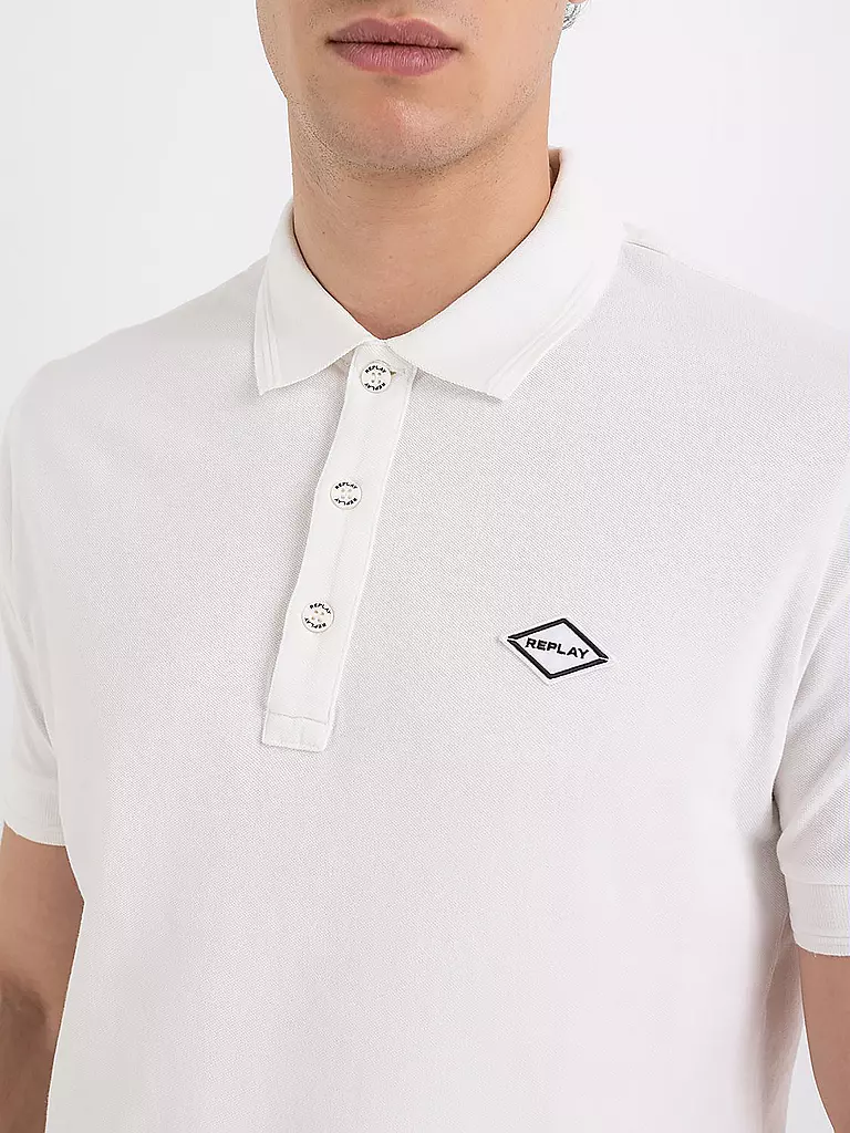 REPLAY Poloshirt  weiss