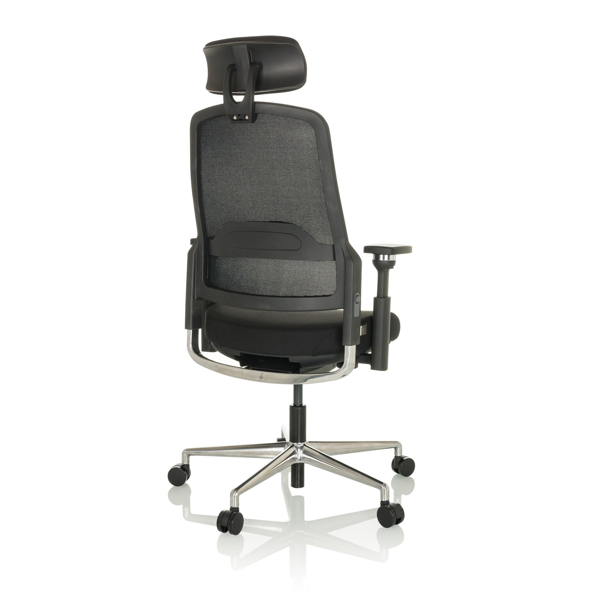 Profi Bürostuhl TERARO AX Stoff/Netzstoff mit Armlehnen (höhenverstellbar) hjh OFFICE