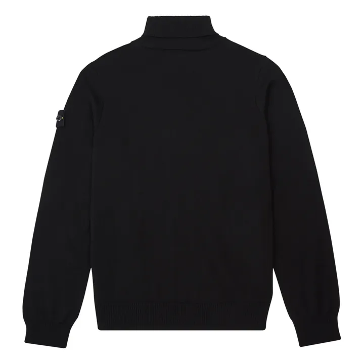 Stone Island Pull Col Cheminé | Noir