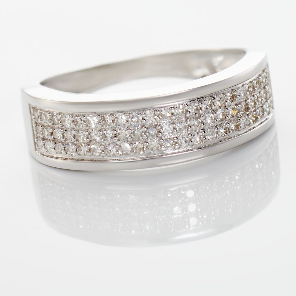 Bague Setti Or Blanc Diamant