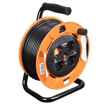 HANDSON Kabelhaspel 4-voudig RA 25 Meter