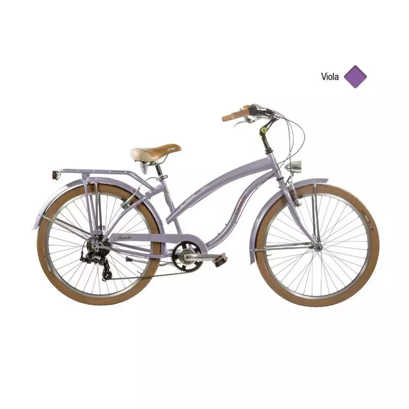 Vélo CASADEI beach cruiser 26´´ femme h45 Violet