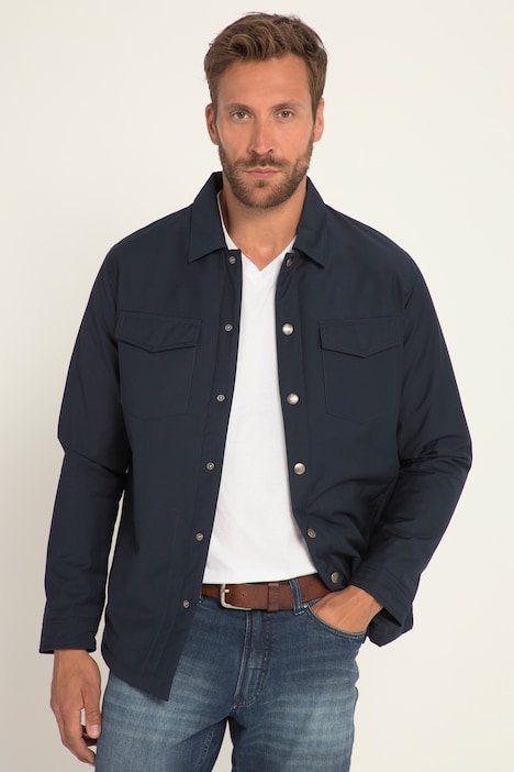 Overshirt, Outdoor, Knopfleiste, gefüttert