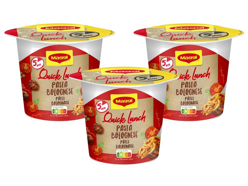 Maggi Quick Lunch Pasta Bolognese 3 x 60 g Fertigmenu