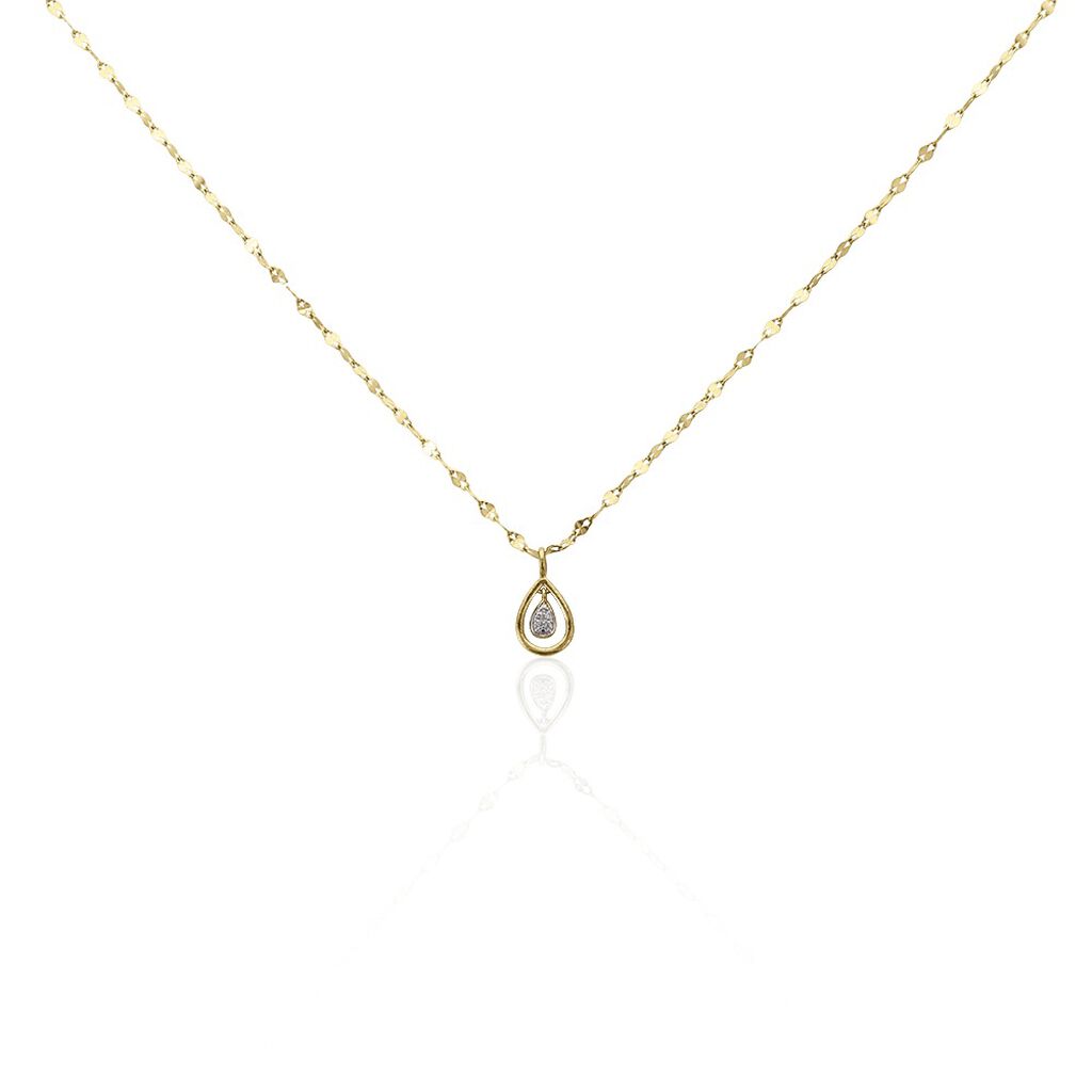 Collier Or Jaune Abhay Diamants