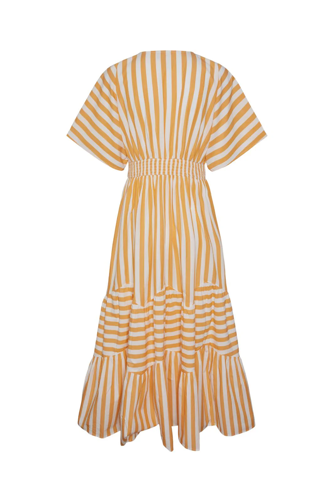 Y.A.S Yasroos Ss Long Dress star white mock orange