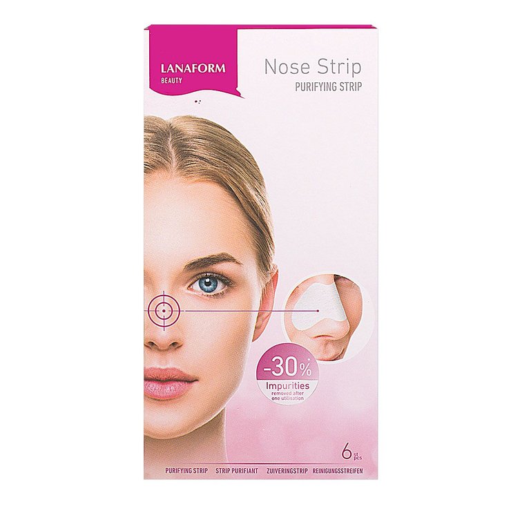 6 strips purifiants nez