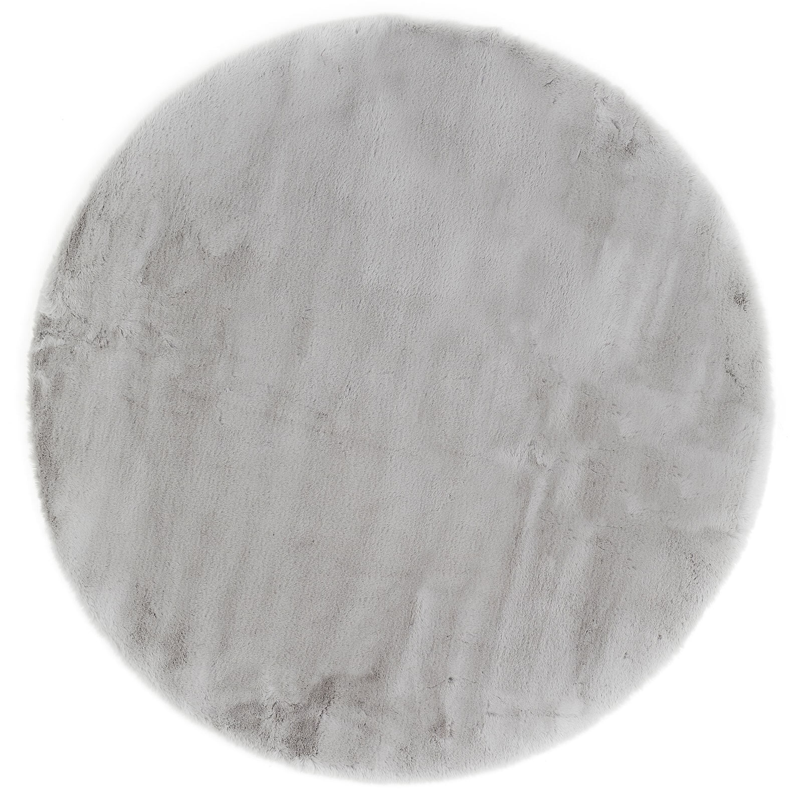 Teppich NOVARA 80 cm rund grau