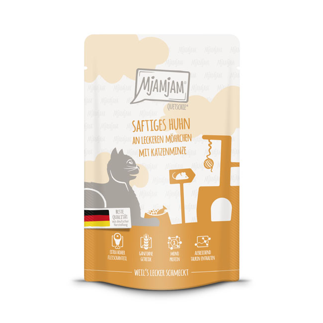 Quetschie - saftiges Huhn an leckeren Möhrchen