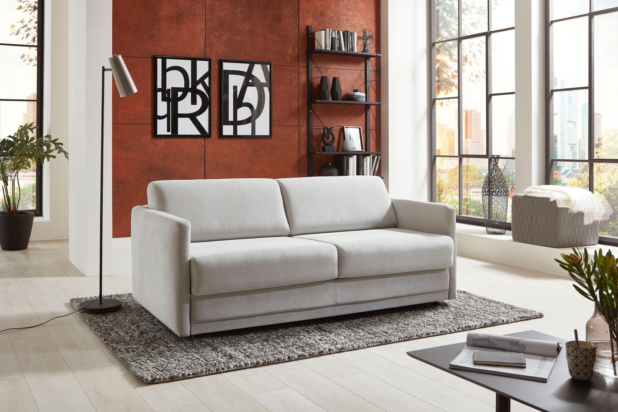 PLACES OF STYLE Schlafsofa »Limone« für Dauerschläfer geeignet inklusive hochwertige Matratze