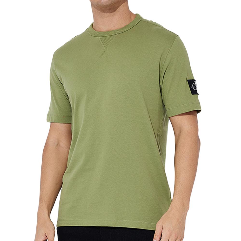 Calvin Klein Jeans T-shirt Kaki Homme Calvin Klein Jeans Badge