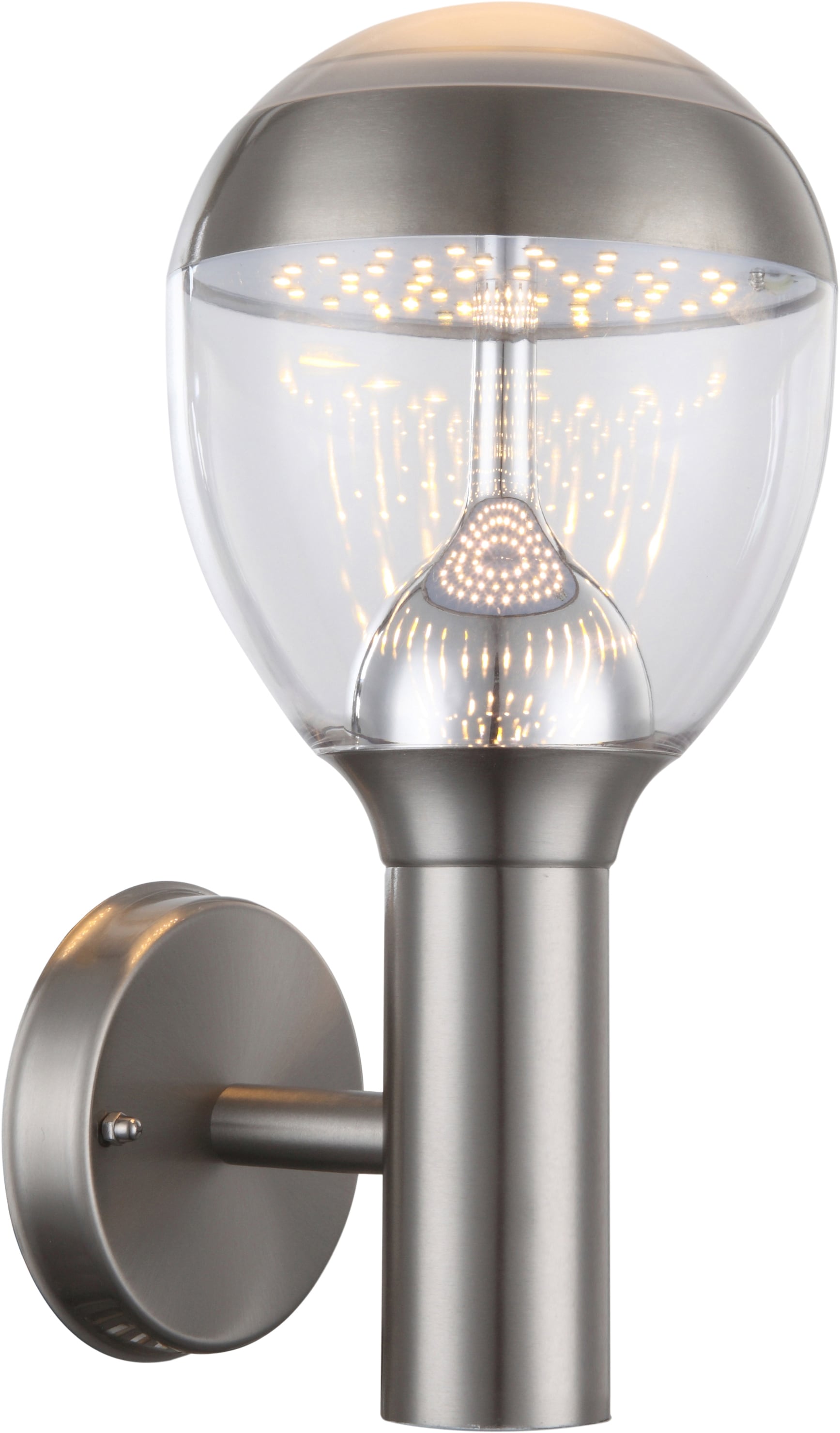 GLOBO LED Außenwandleuchte CALLISTO Edelstahl