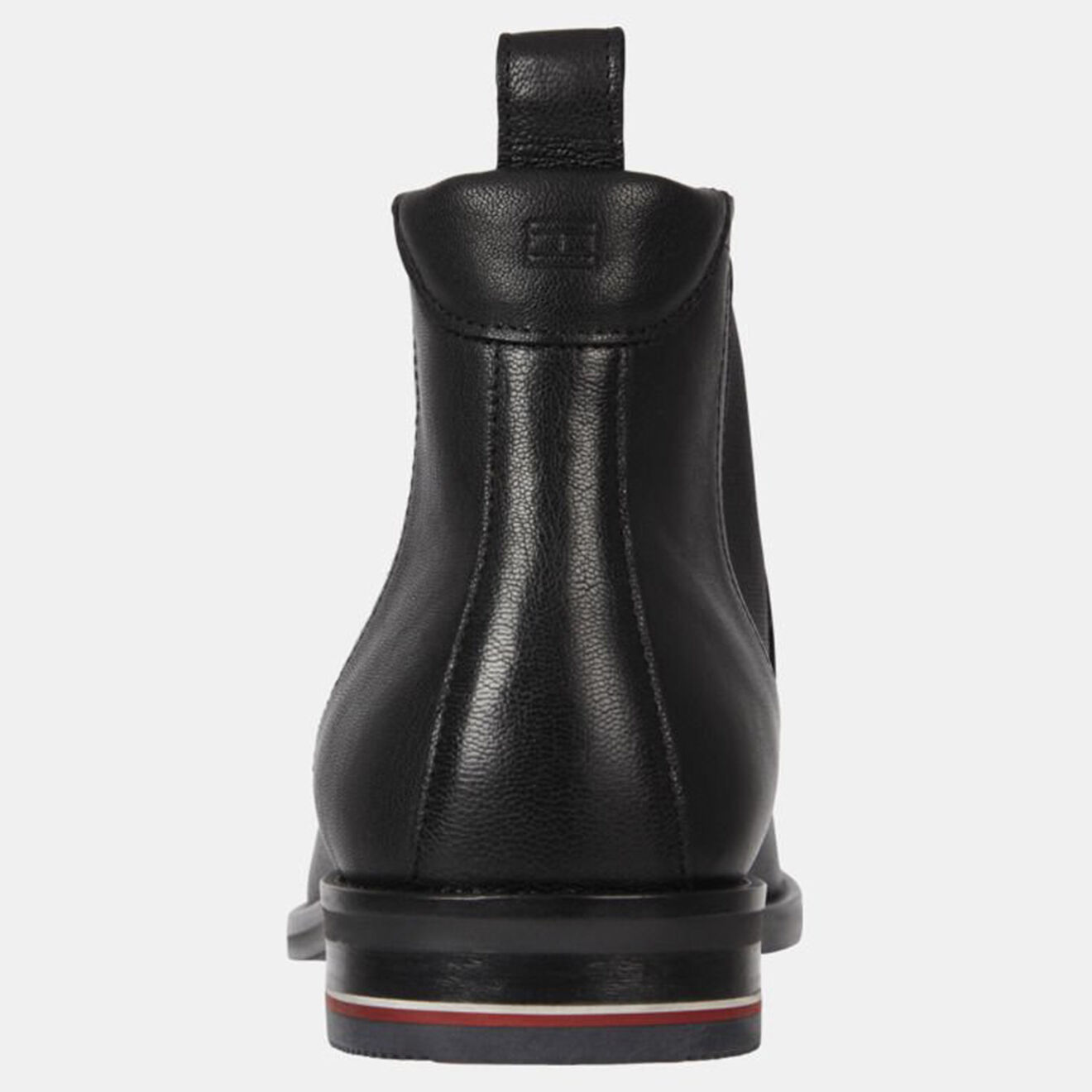 Tommy Hilfiger Chelsea boots en Cuir Signature noires