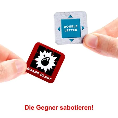 Mattel Familienbrettspiel Scrabble Fallen-Gefahr!