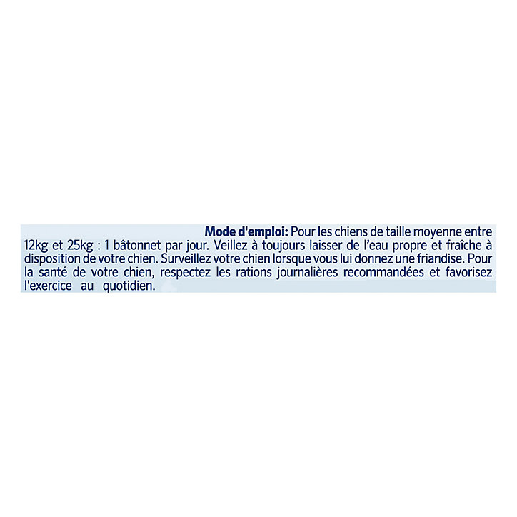 Friandise Dentalife pour chien Médium (12à25kg) 345g