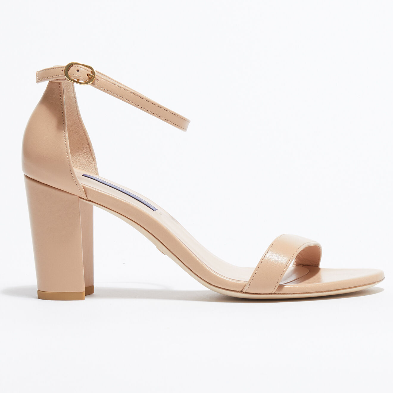 Stuart Weitzman Sandales en Cuir Nearlynude beiges - Talon 8,5 cm