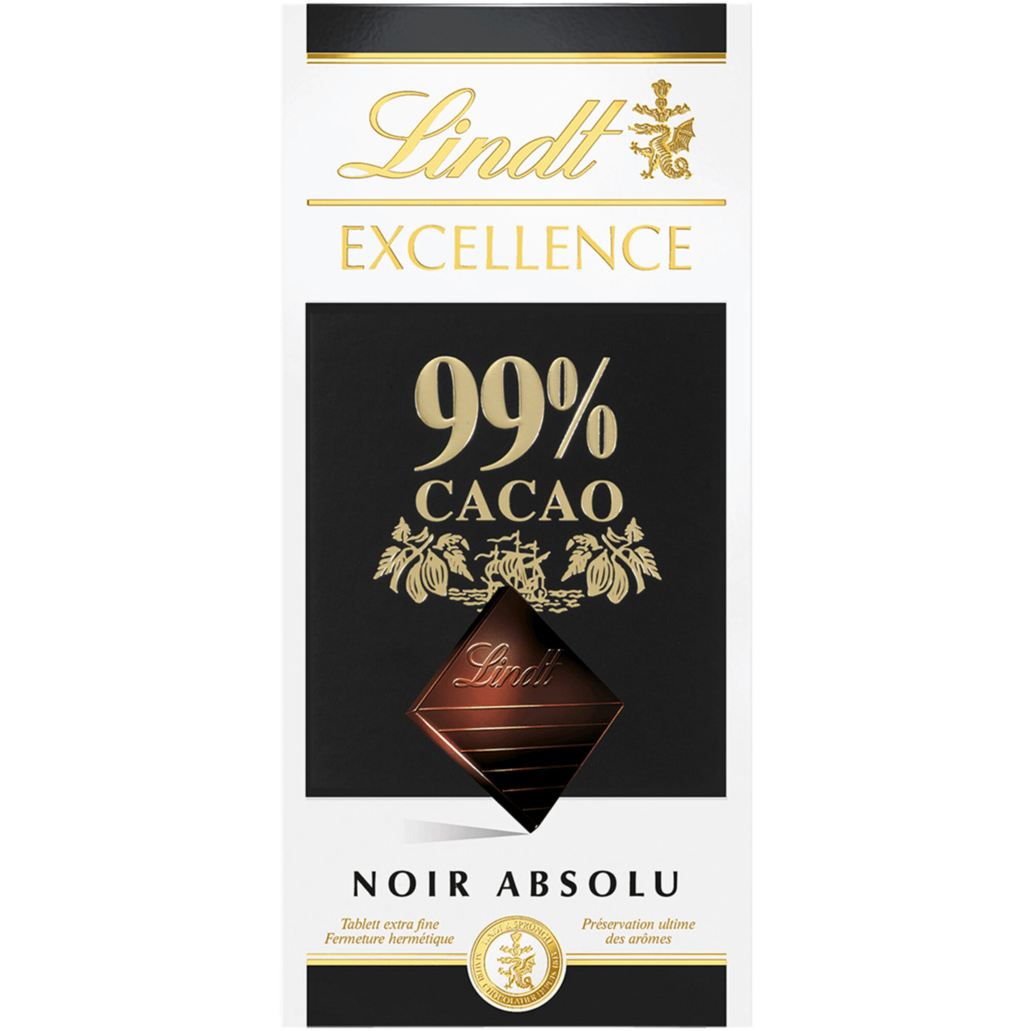 Lindt Excellence Dunkel 99% Cacao Tafelschokolade