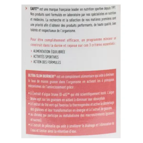 Eafit Ultra Slim Burner 120 cápsulas