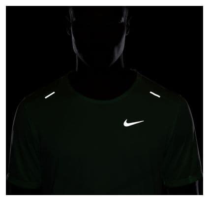 Maillot manches courtes Nike Rise 365 Vert Homme