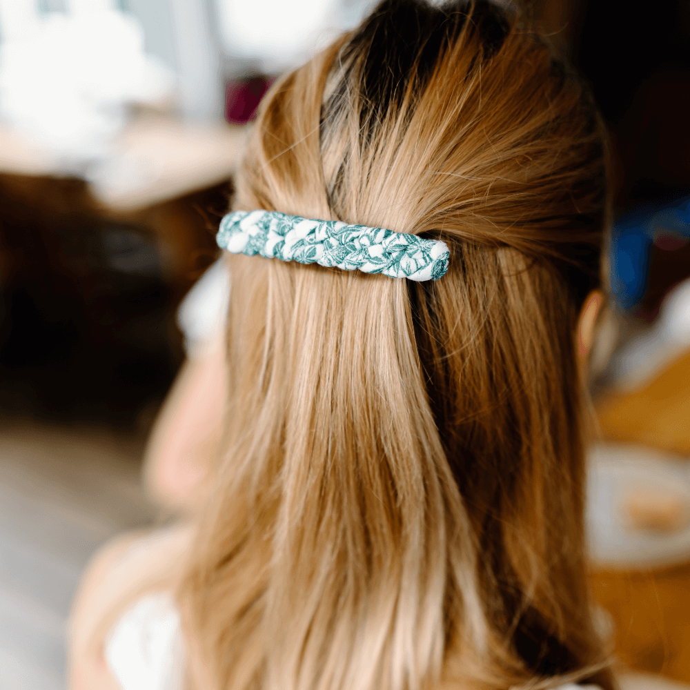 Barrette Cheveux Tressée Jungle Vintage