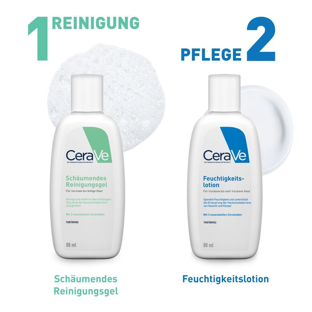 CeraVe Feuchtigkeitslotion: leichte Körperlotion für trockene bis sehr trockene Haut