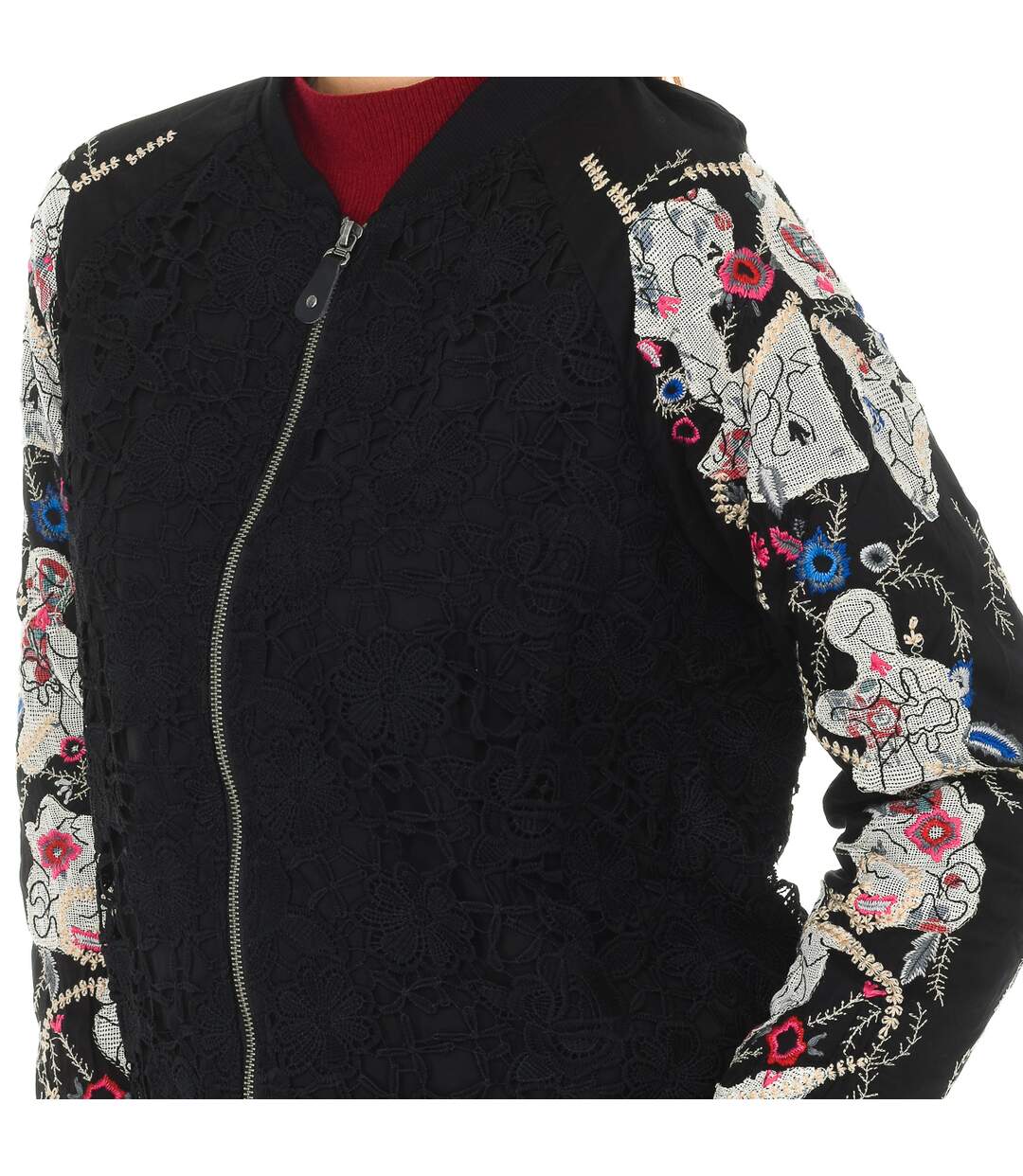 Long sleeve jacket with zipper closure 72E2GJ5 woman