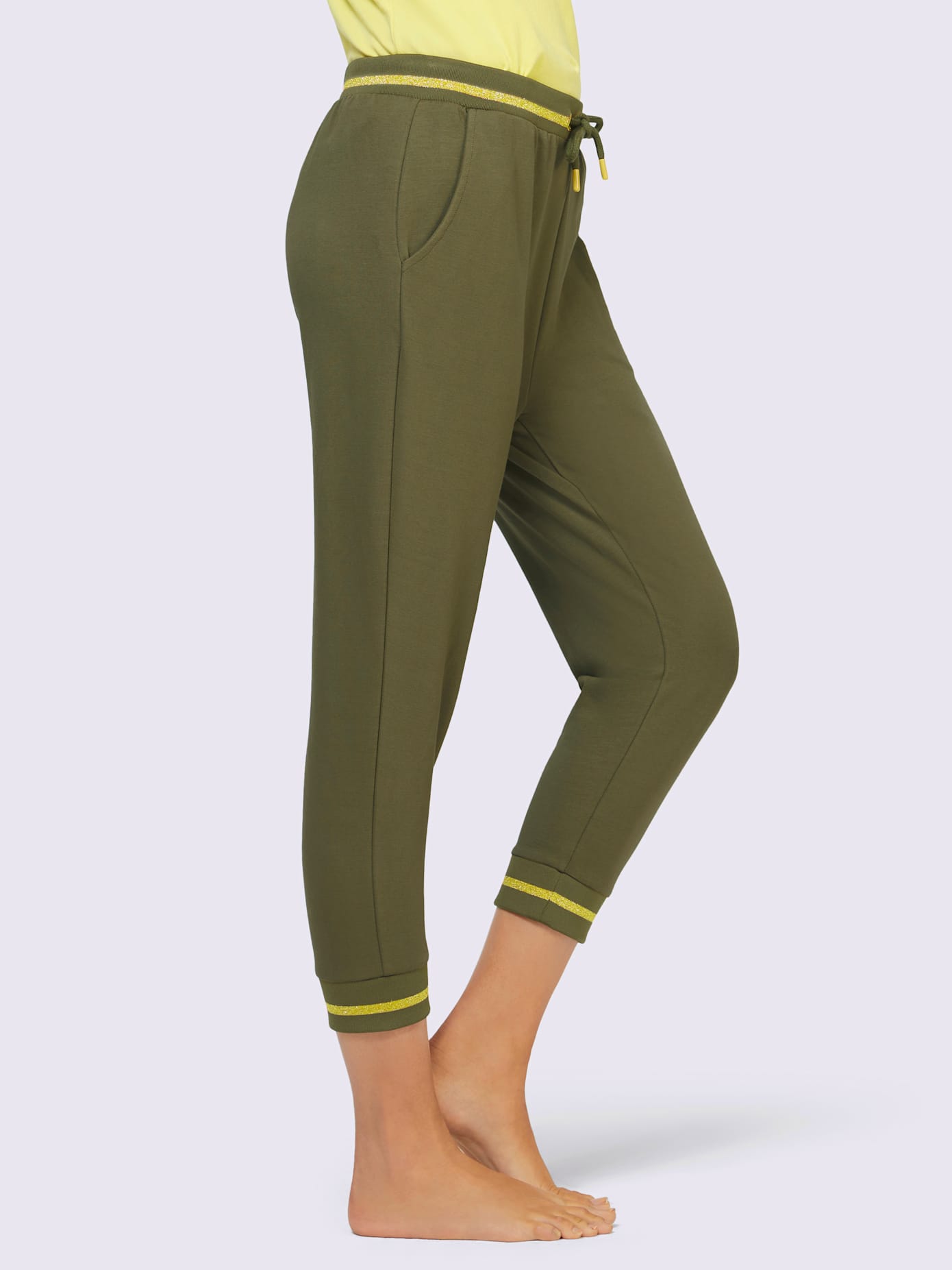 Legging 3/4 matière sweat