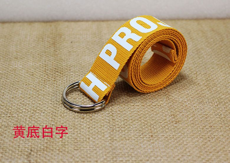 Rofuka - Lettercanvas riem zonder gaten