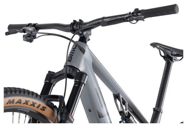 VTT Électrique Tout-Suspendu BMC Fourstroke AMP LT Three Sram NX Eagle 12V 360 Wh 29'' Gris Iron Noir 2024
