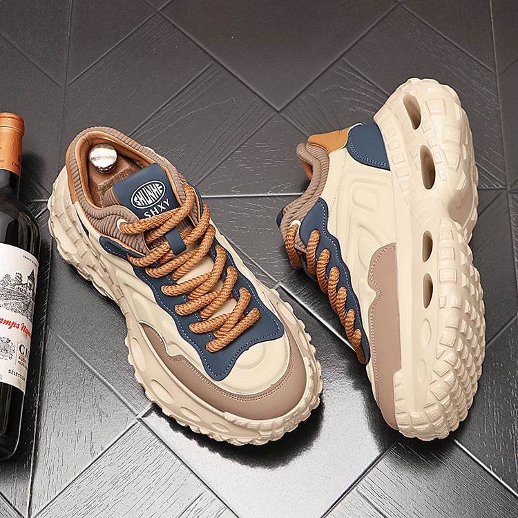 Mr Ozera - Colorblock Platform Sneakers