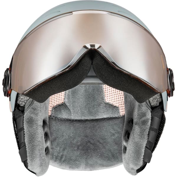 Casque de ski UVEX ROCKET JR VISOR RHINO-BLUSH MATT