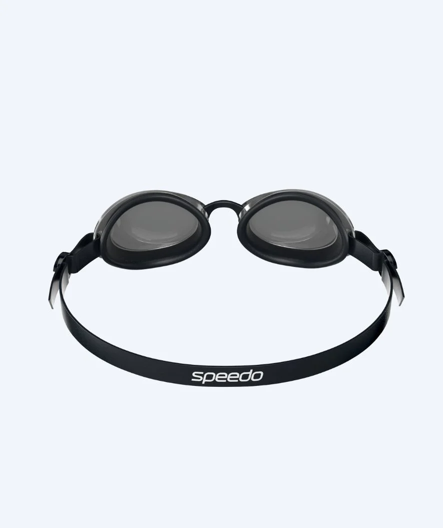 Speedo motions svømmebriller - Jet 2.0 - Sort/sølv (Mirror linse)