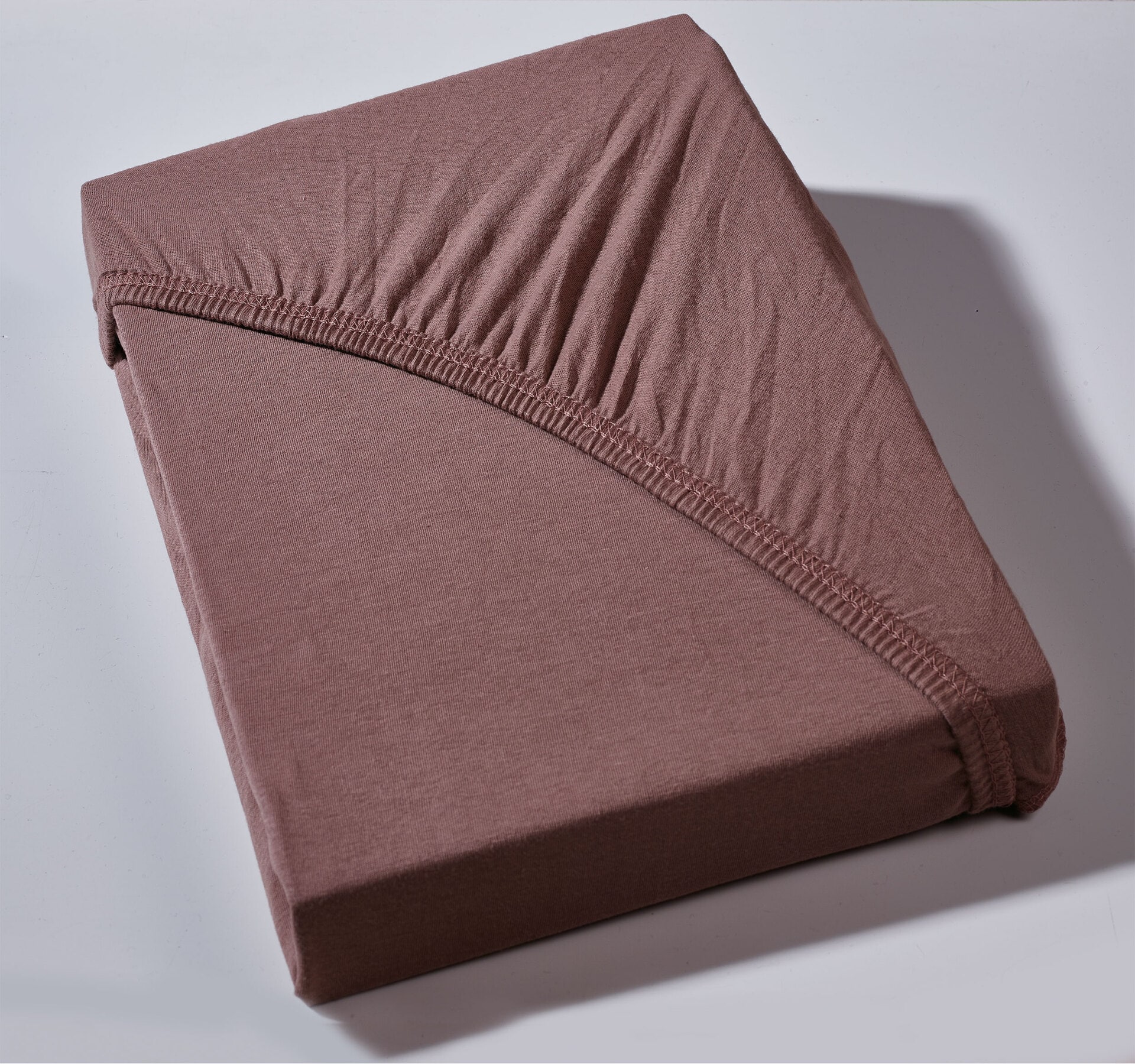 Vario Jersey-Spannbetttuch 140-160 x 200 cm nougat