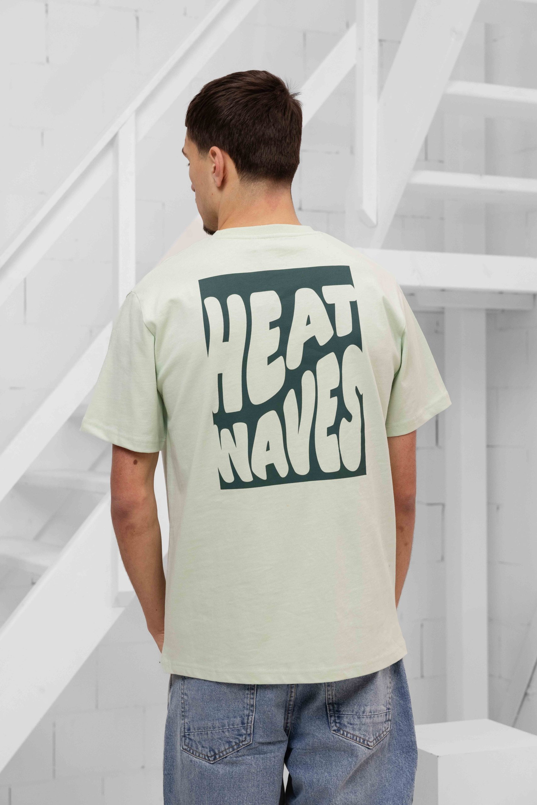 24 Uomo Heat Wave T-Shirt Heren Groen