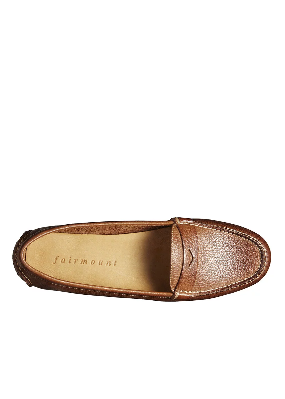 MOCASSIN W PENNY MOC CUIR MARRON