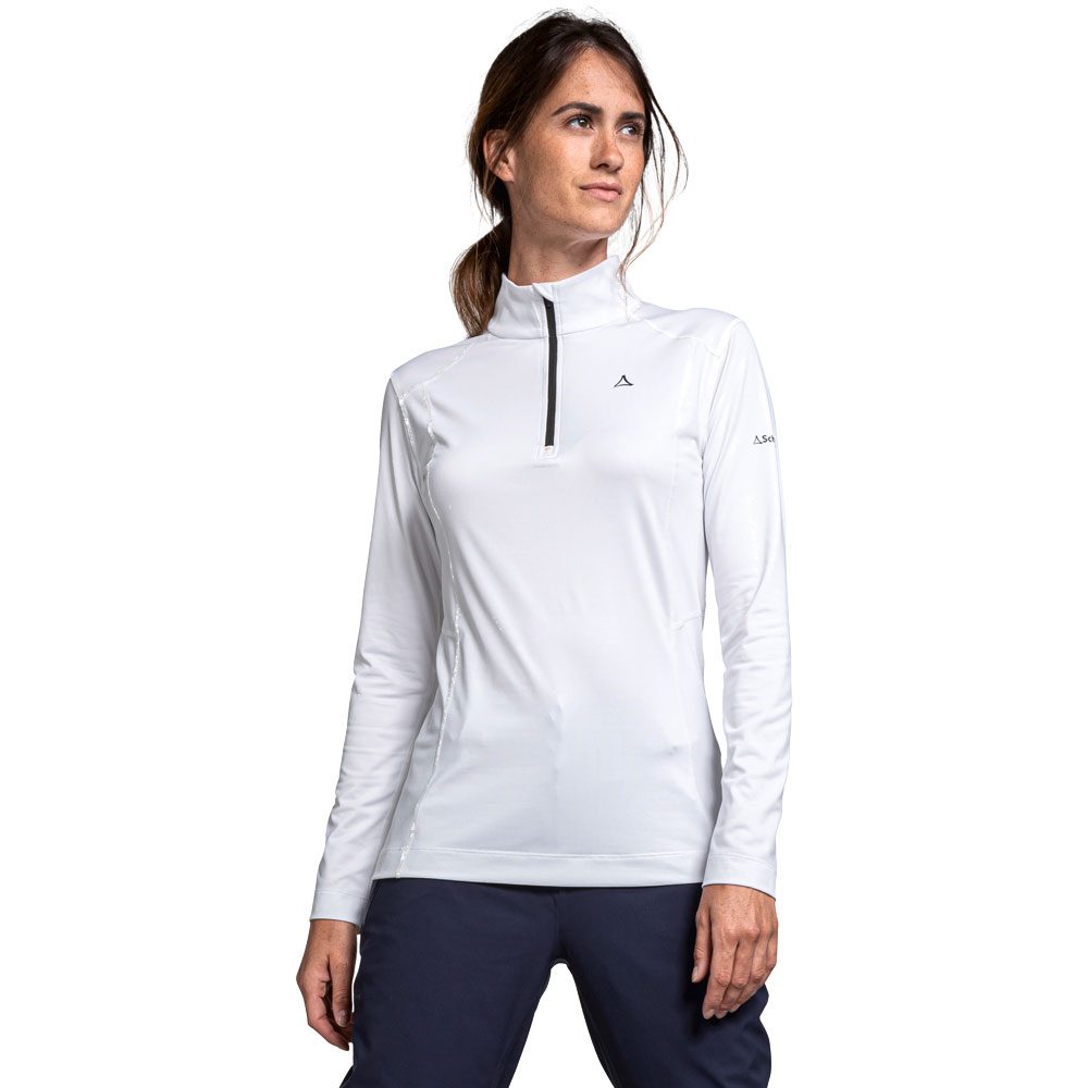 Schöffel Glatthorn Longsleeve Damen brightwhite