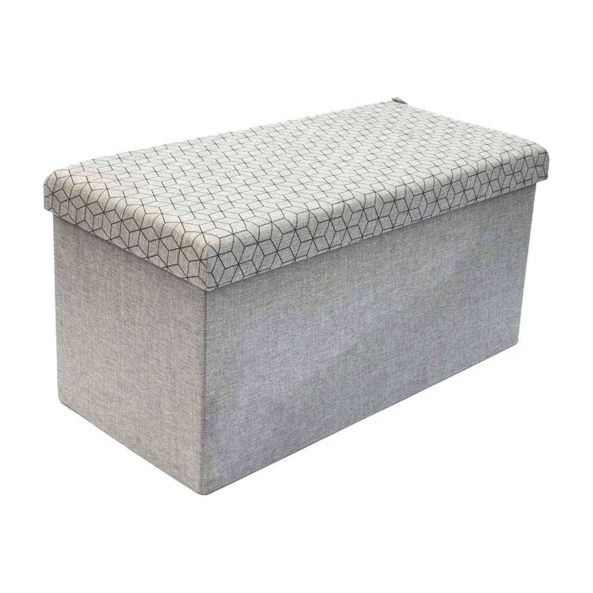 The Concept Factory Coffre rangement banc - Gris