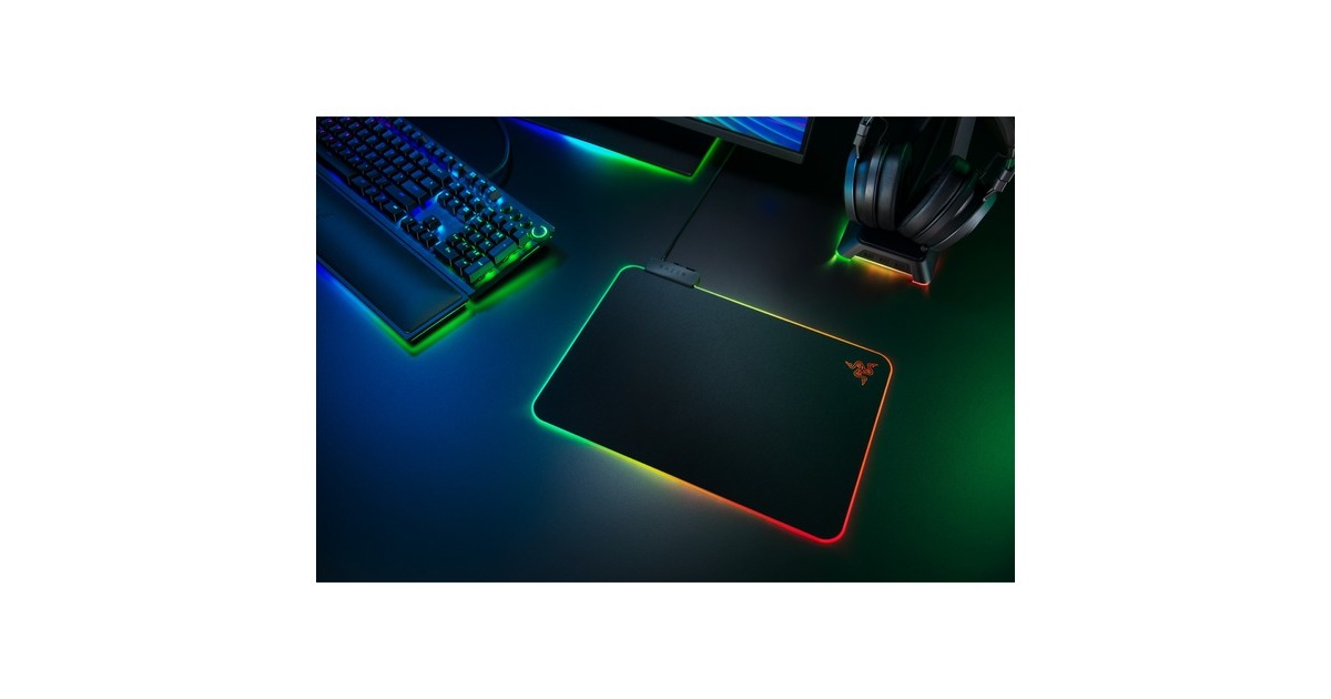 RazerFirefly V2 gaming muismat  (Zwart, RGB leds)