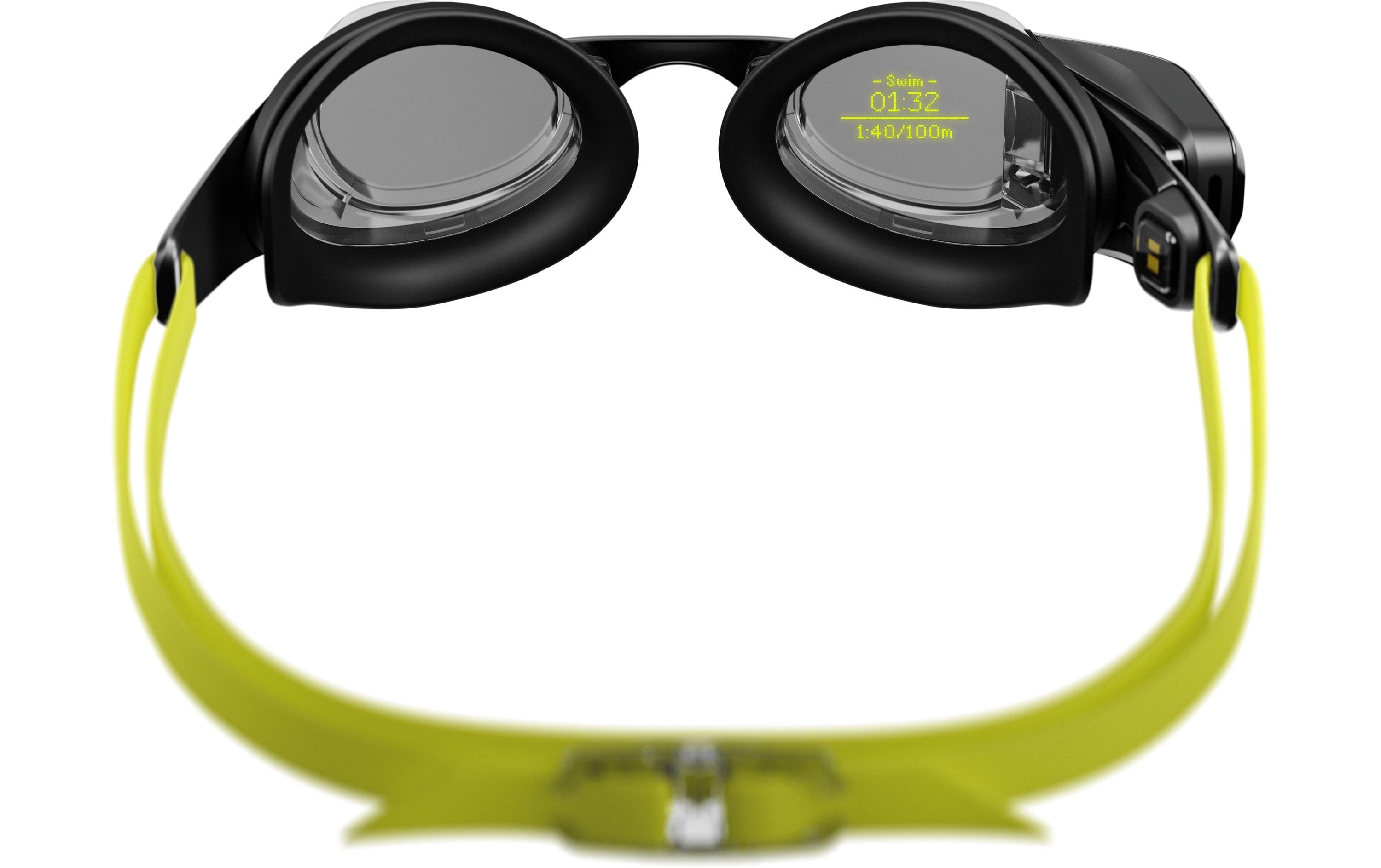 Schwimmbrille Goggle Smart Swim 2 Gelb/Schwarz<br>Schwimmbrille mit patentiertem AR-Display