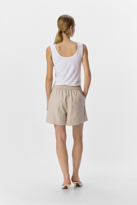 Object beige dames korte broek