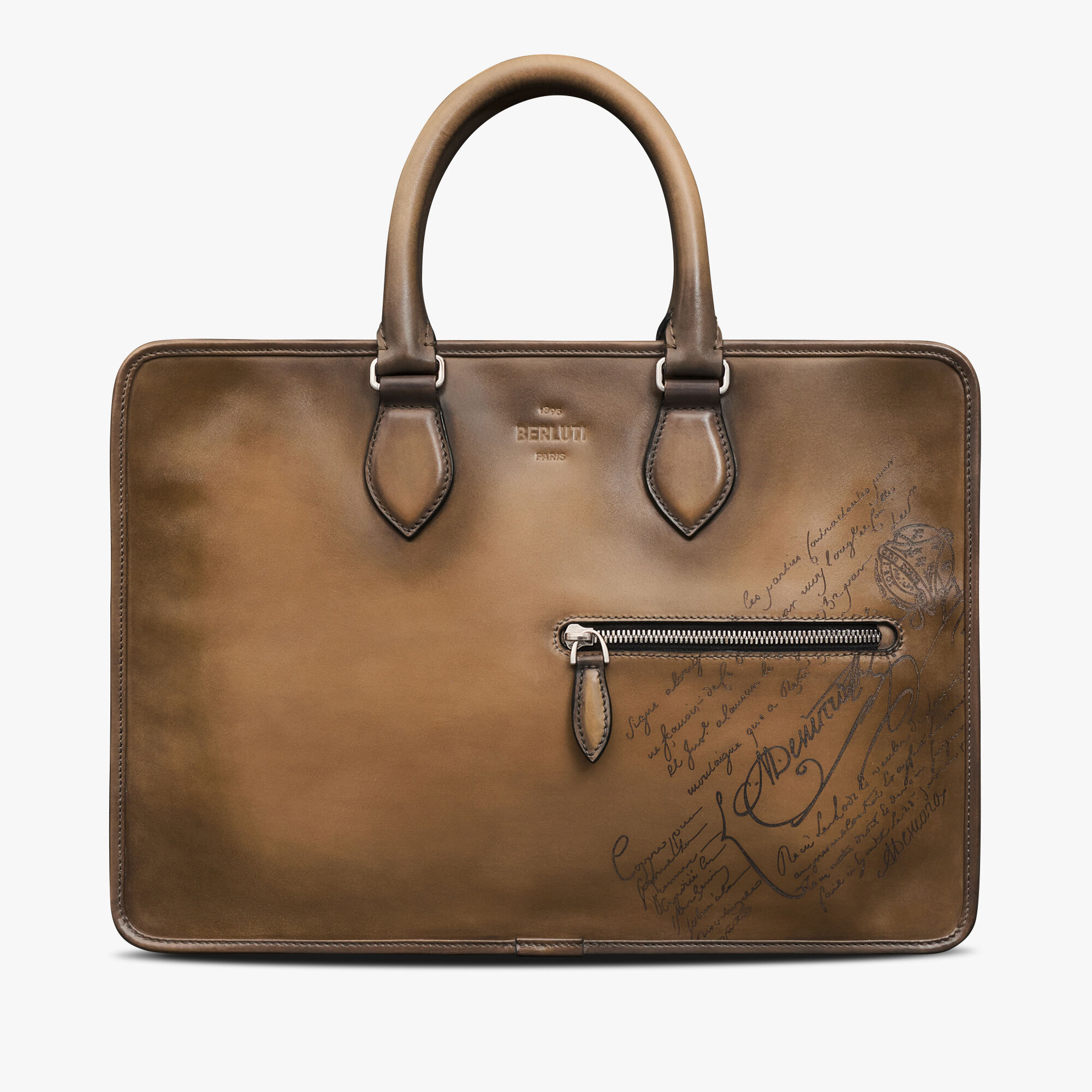Cartable Un Jour Petit Modèle En Cuir Scritto