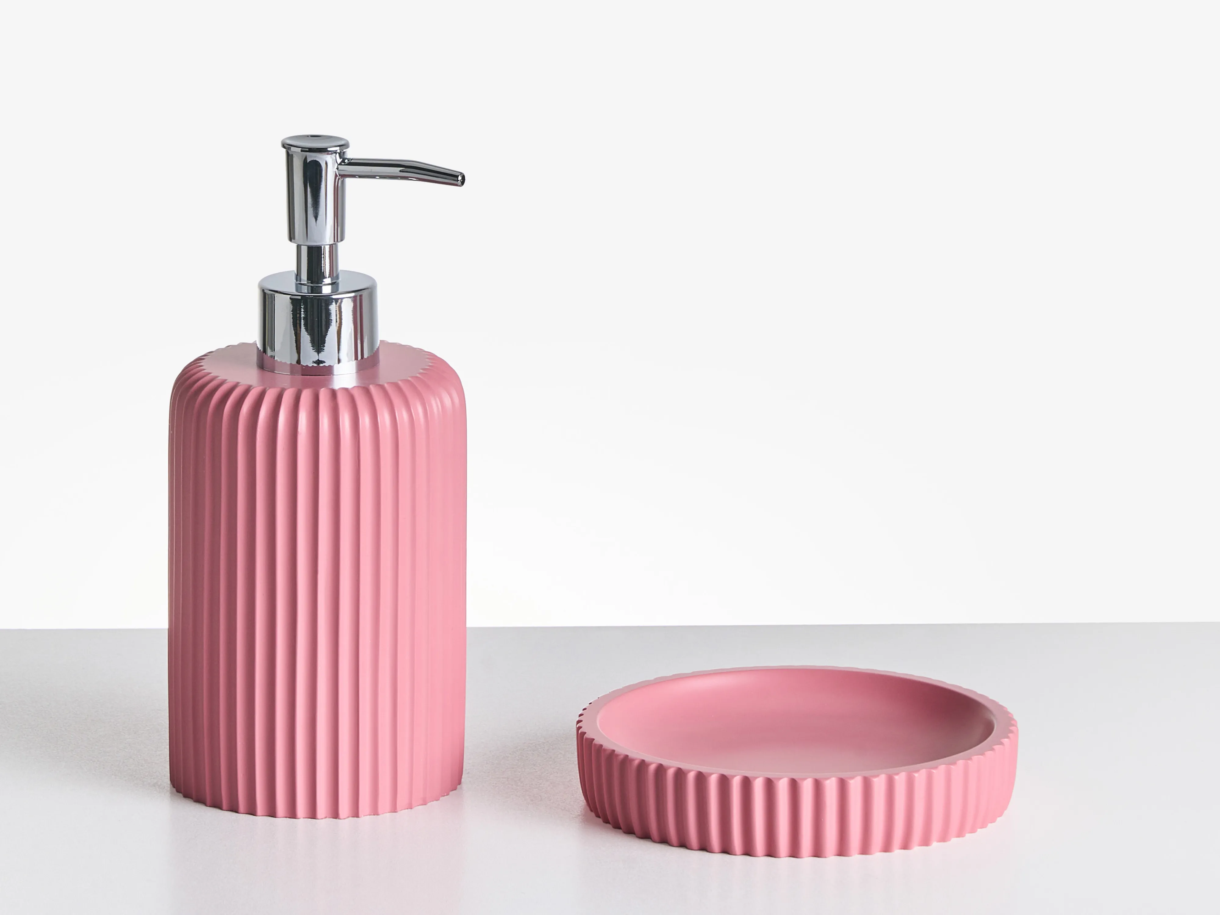 5-delige badkameraccessoireset CAMANA Roze